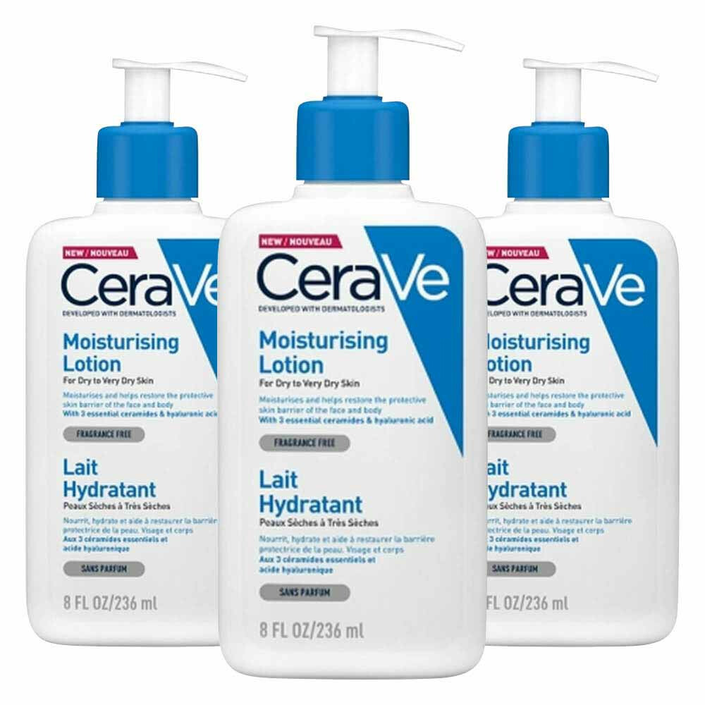 3x CeraVe Hydraterende Lotion 236 ml