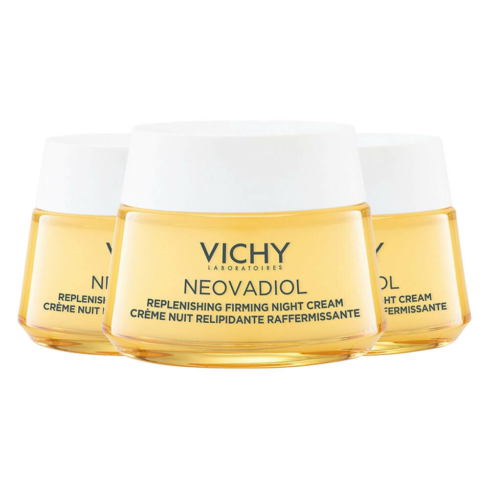 3x Vichy Neovadiol Lipidenaanvullende Revitaliserende Nachtcrème 50 ml