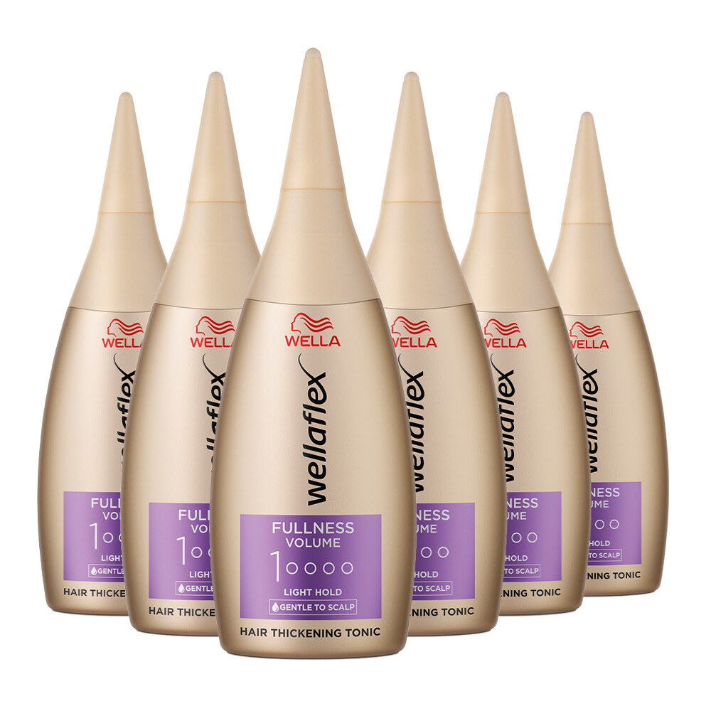 6x Wella Flex Fullness Volume Tonic 100 ml