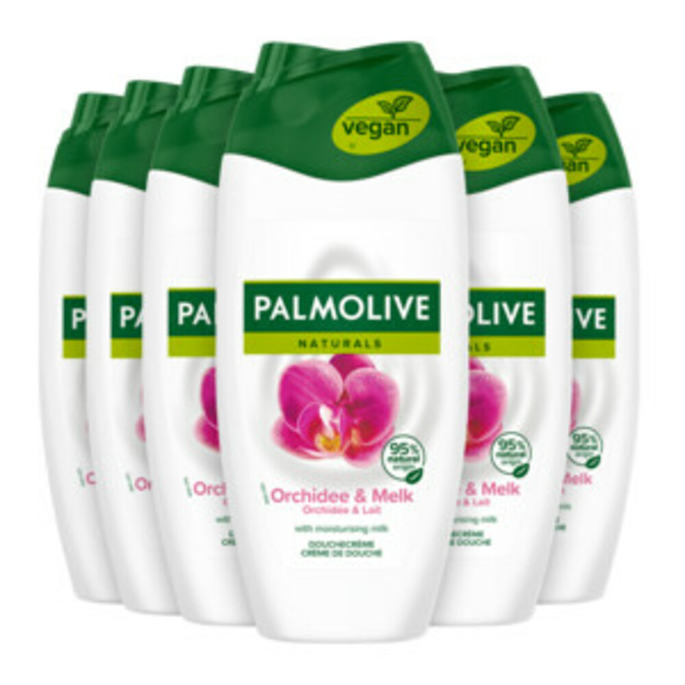 6x Palmolive Douchecréme Naturals Orchidee&Melk 250 ml