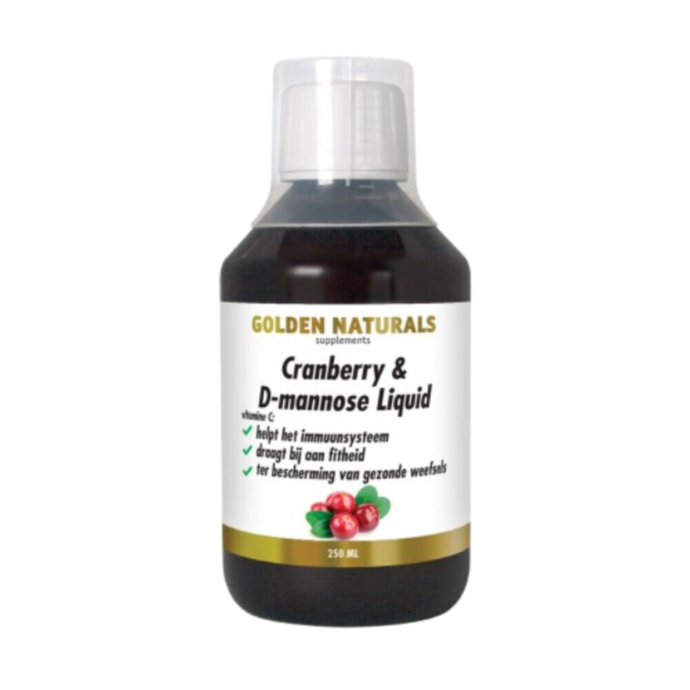 2x Golden Naturals Cranberry & D-mannose Liquid 250 ml