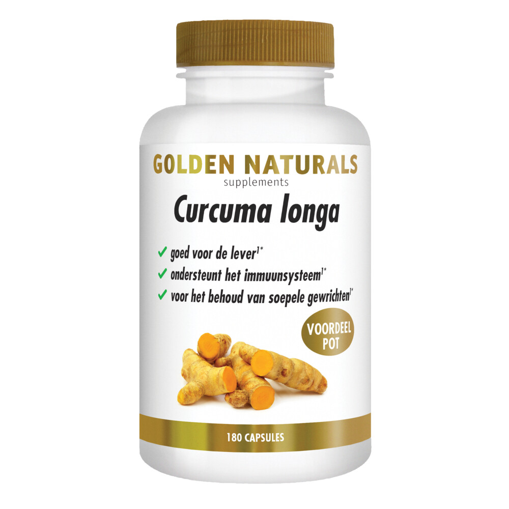 Golden Naturals Curcuma Longa 180 vegacapsules