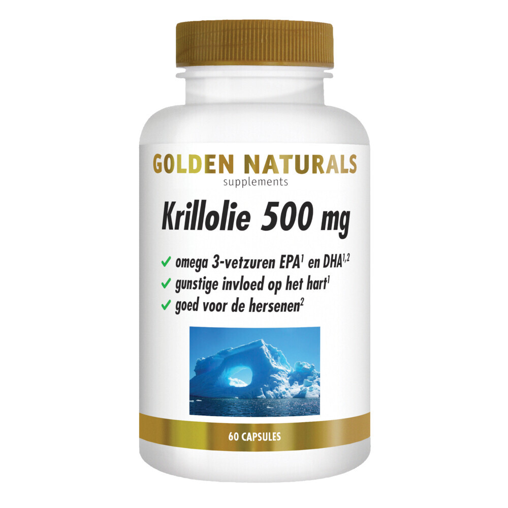 Golden Naturals Krillolie 500mg 60 softgels