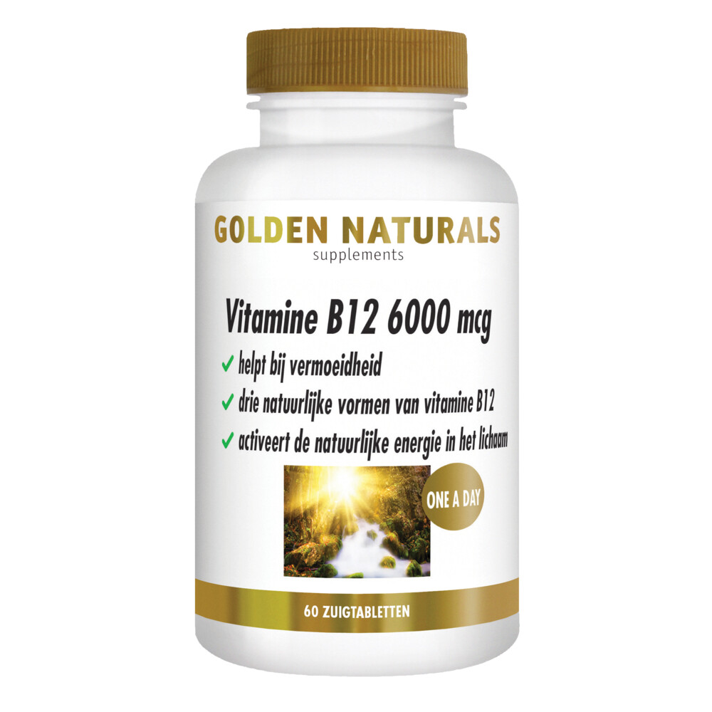 Golden Naturals Vitamine B12 6000 mcg vega 60zt