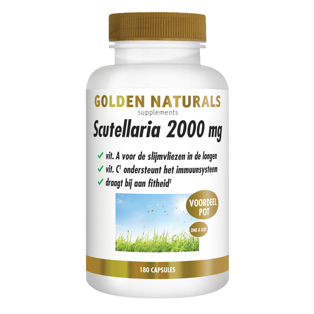 Golden Naturals Scutellaria 2000mg 180 vegacapsules