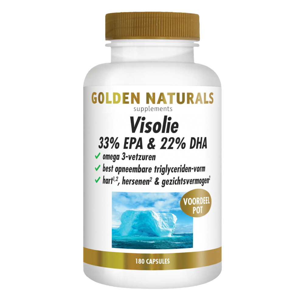 Golden Naturals Visolie 33% EPA&22% DHA 180 softgels