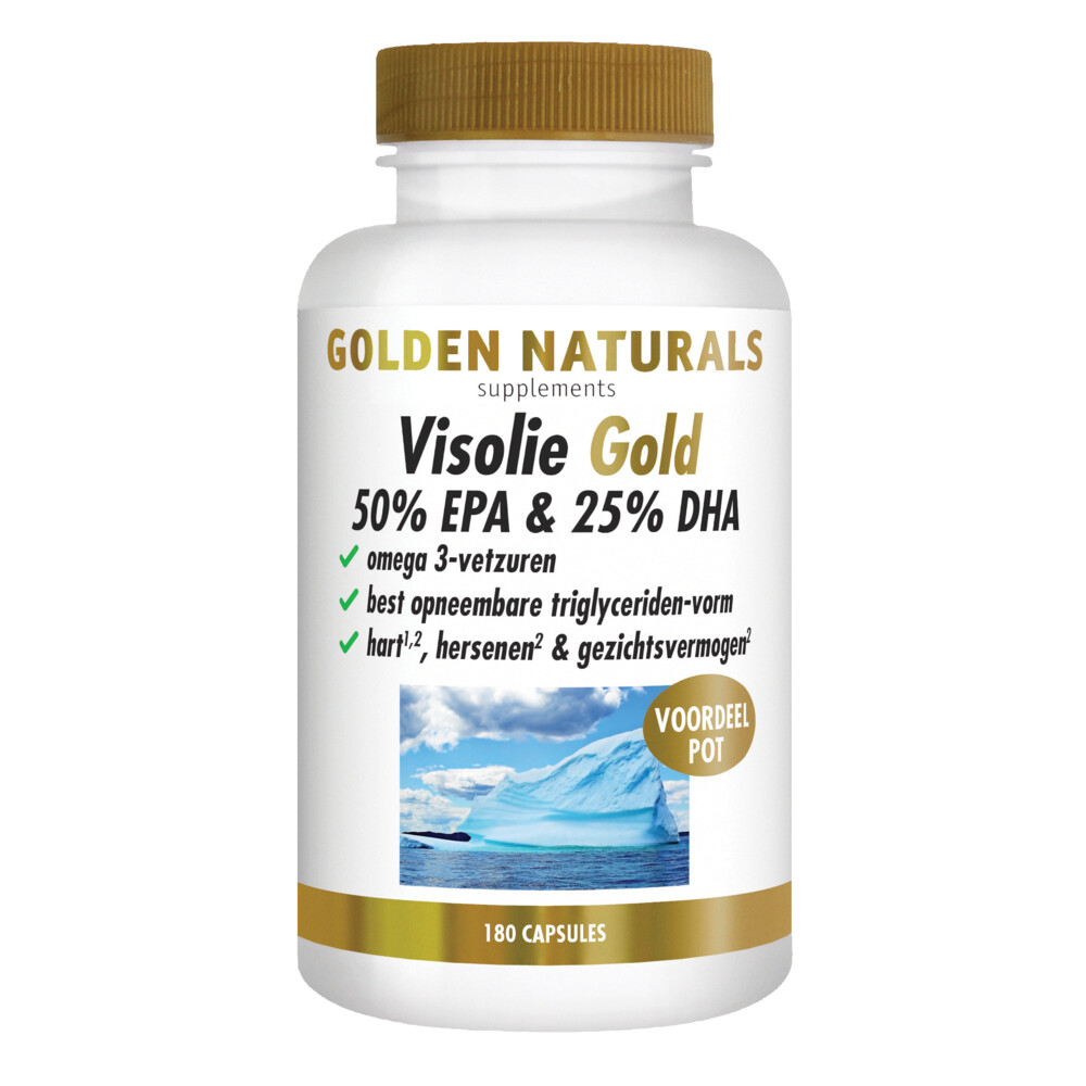 Golden Naturals Visolie Gold 50% EPA&25% DHA 180 softgels