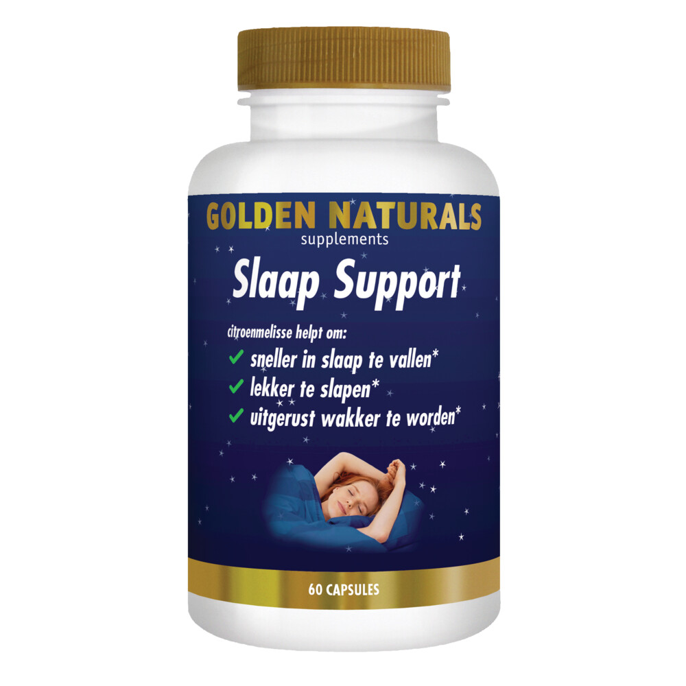 Gratis Verzending: 2x Golden Naturals Slaap Support 60 vegacapsules