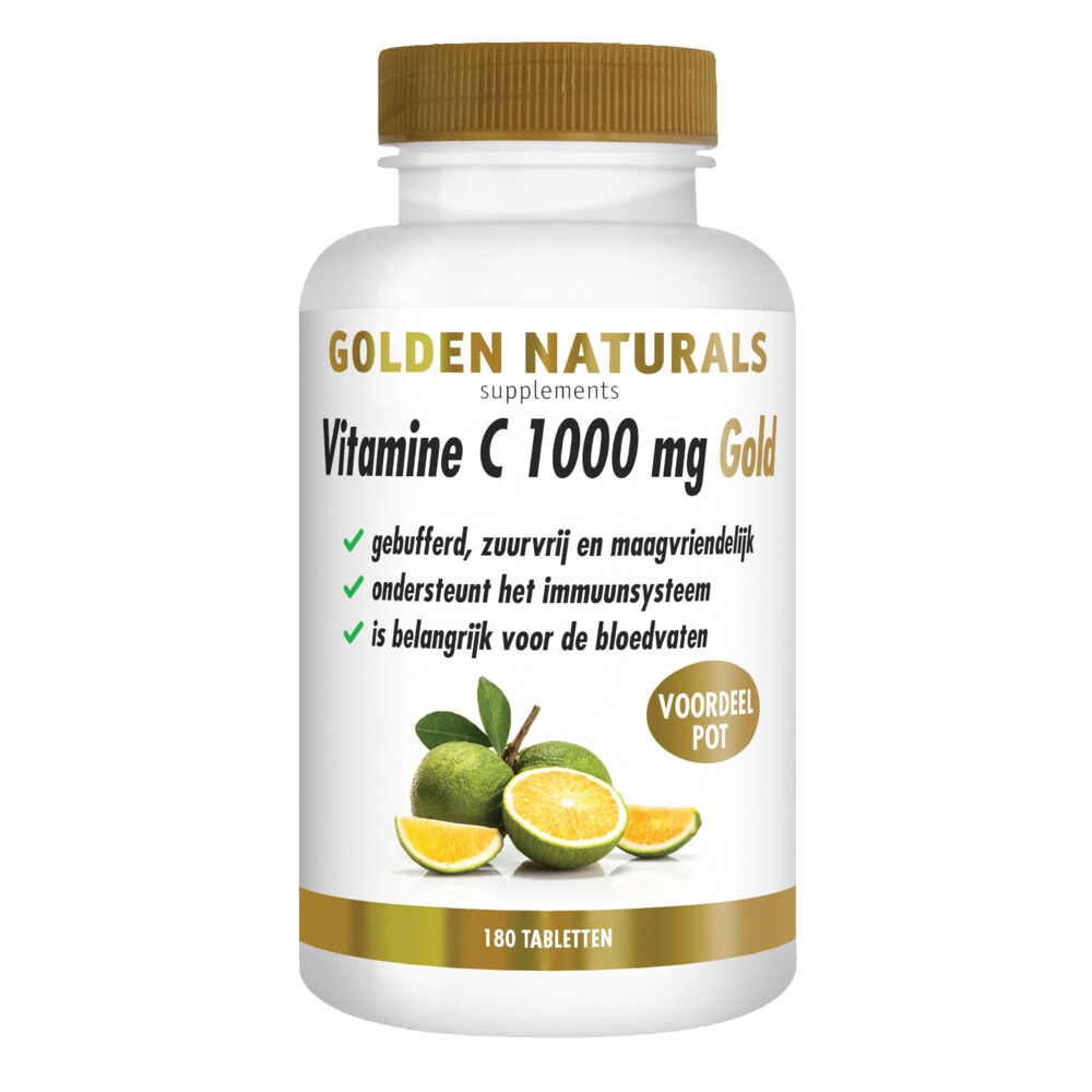 Golden Naturals Vitamine C Gold 1000mg vegan 180 tabletten