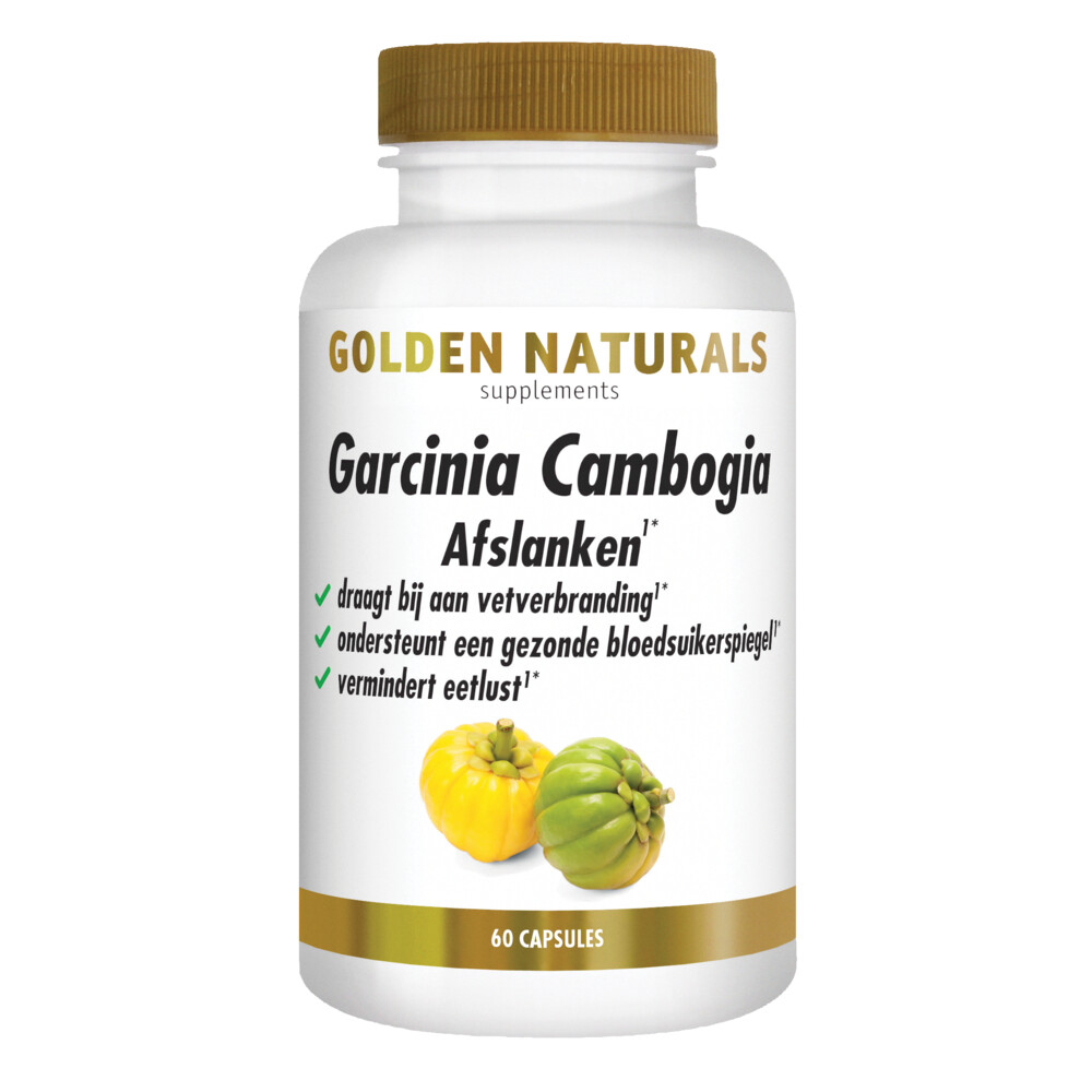 Gratis Verzending: Golden Naturals Garcinia Cambogia 60% HCA Vetverbrander 60 capsules