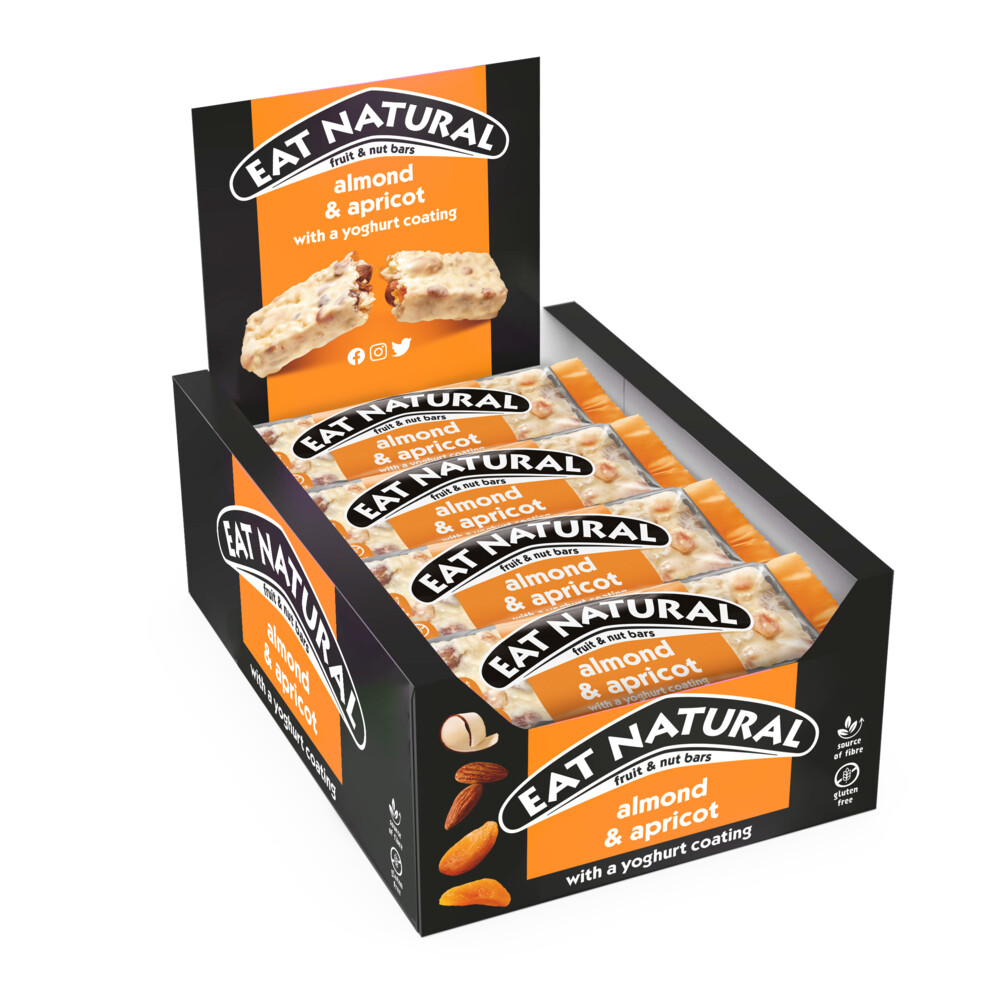 12x Eat natural Fruit Bar Amandel&Abrikoos 12 x 50 gr