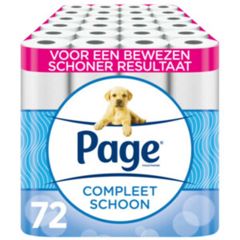 6x Page Toiletpapier Compleet Schoon 2-laags 12 stuks