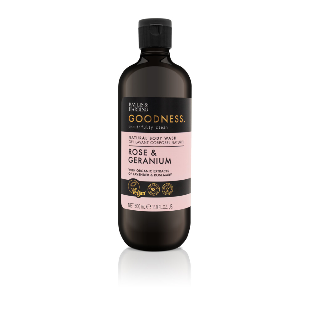 Baylis&Harding Goodness Douchegel Rose&Geranium 500 ml