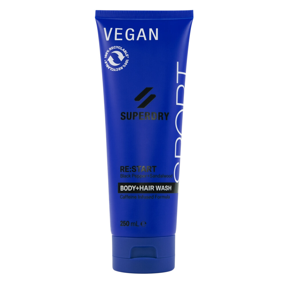 Superdry Sport Re:Start Body + Hair Wash (250ml)