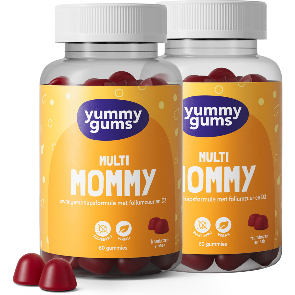 Gratis Verzending: 2x Yummygums Mommy 60 gummies