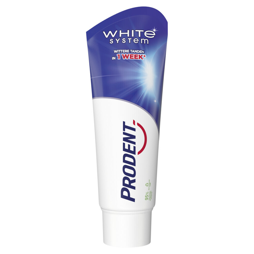 2e halve prijs: Prodent Tandpasta White System 75 ml