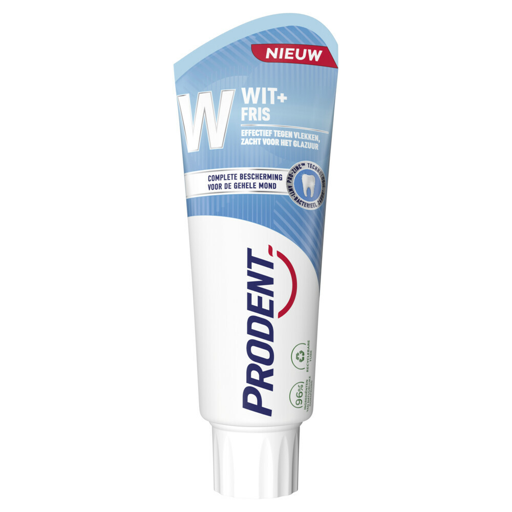 Prodent Tandpasta Wit + Fris 75 ml