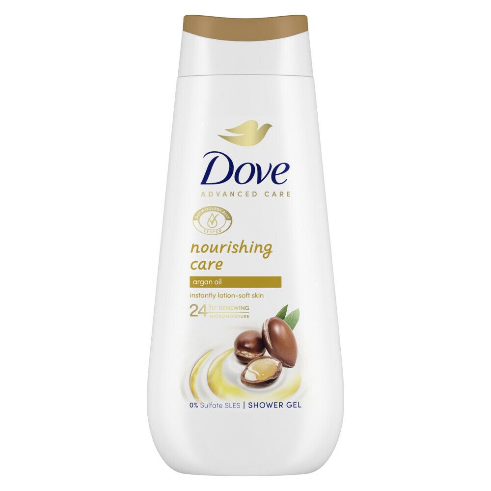 2+2 gratis: Dove Douchecréme Nourishing Care 225 ml