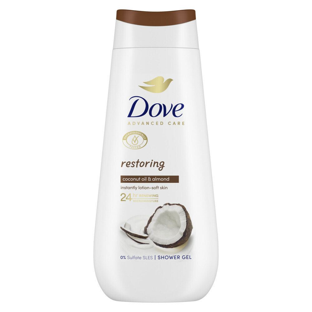 2+2 gratis: Dove Douchegel Restoring 225 ml