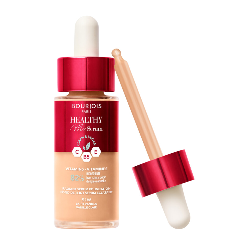 1+1 gratis: Bourjois Healthy Mix Serum Foundation 51 Light Vanilla 30 ml