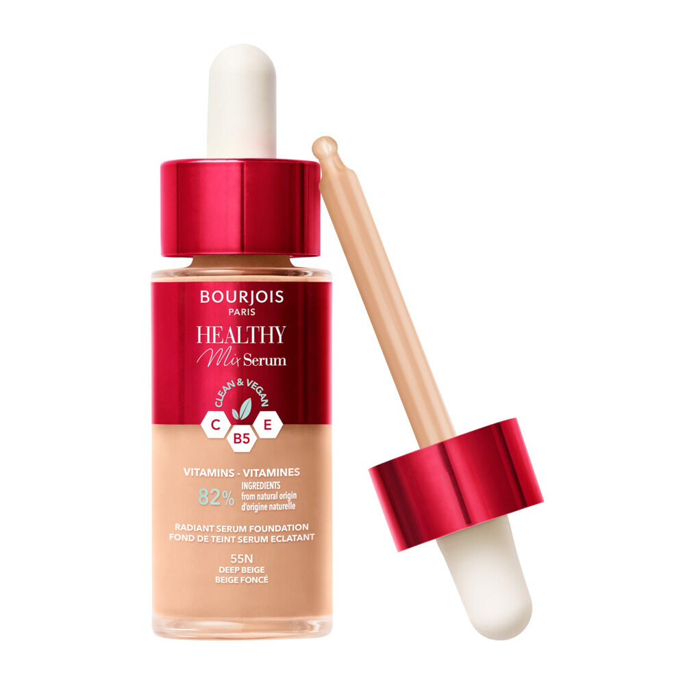 1+1 gratis: Bourjois Healthy Mix Serum Foundation 55 Deep Beige 30 ml