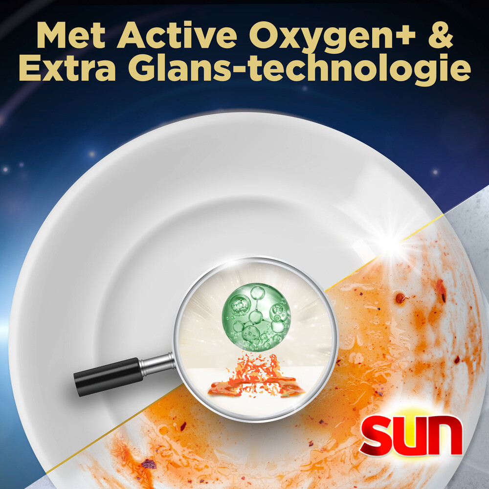 Sun Brilliant Shine+ All-in 1 Vaatwastabletten 26 stuks | Plein.nl