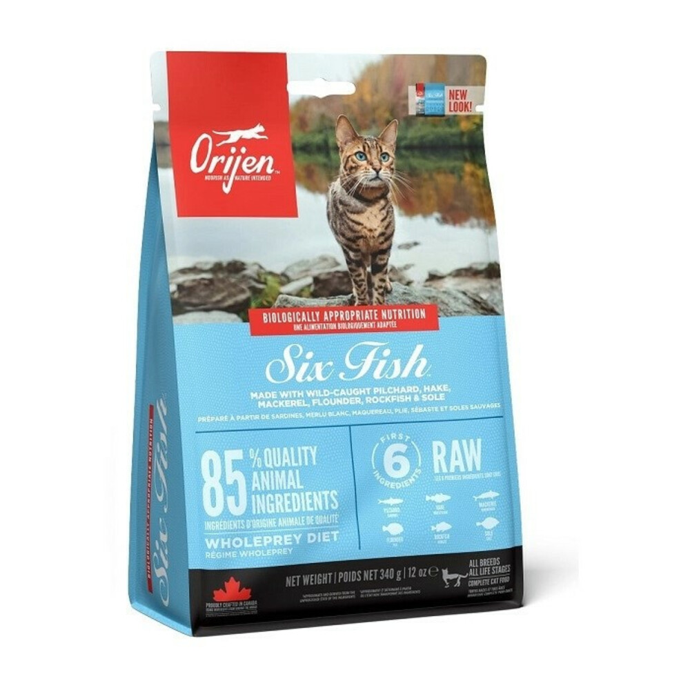 Orijen Whole Prey Kattenvoer 6 Fish 340 gr