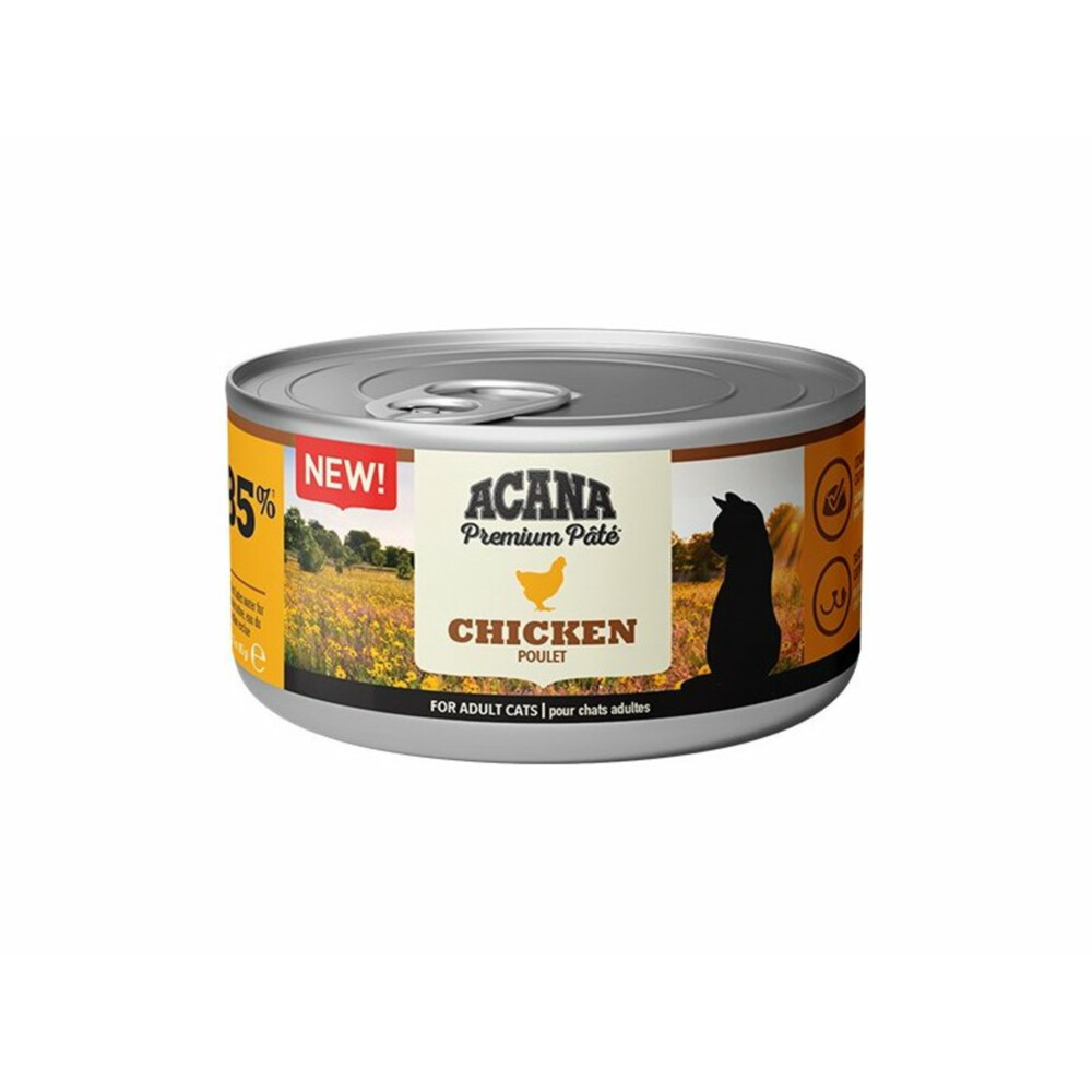 24x Acana Premium Kattenvoer Pâté Chicken 85 gr