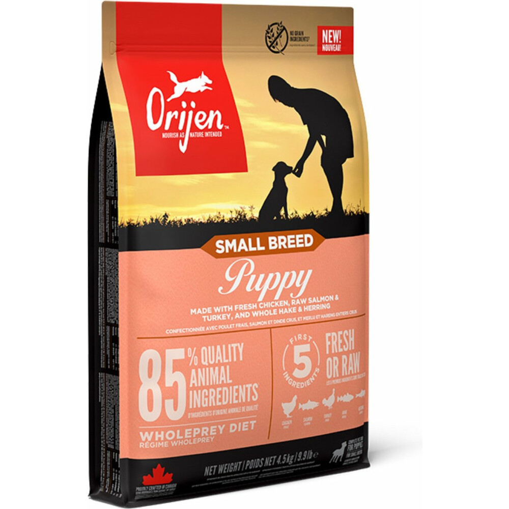 Orijen Whole Prey Hondenvoer Puppy Small Breed 4,5 kg