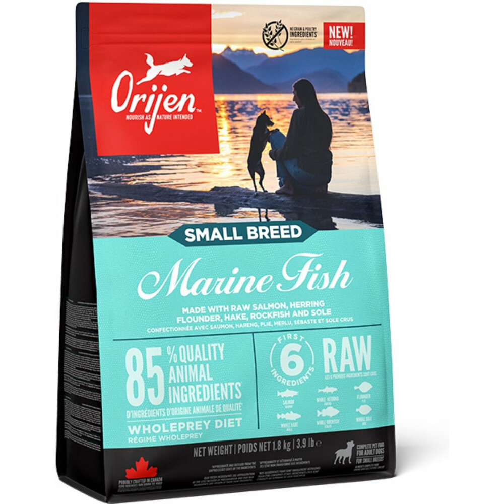 Orijen Whole Prey Hondenvoer Small Breed Dog Marine Fish 1,8 kg