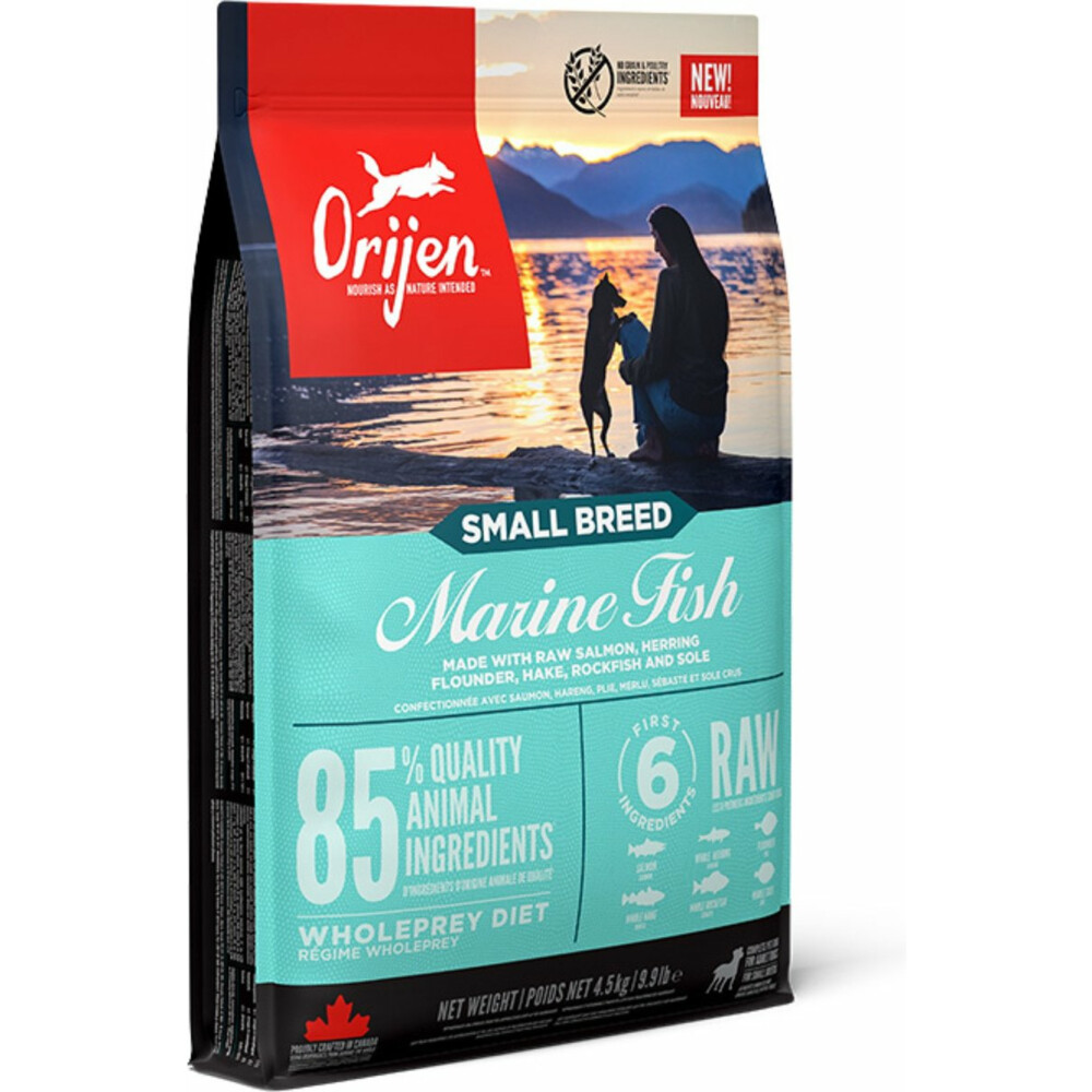 Orijen Whole Prey Hondenvoer Small Breed Dog Marine Fish 4,5 kg