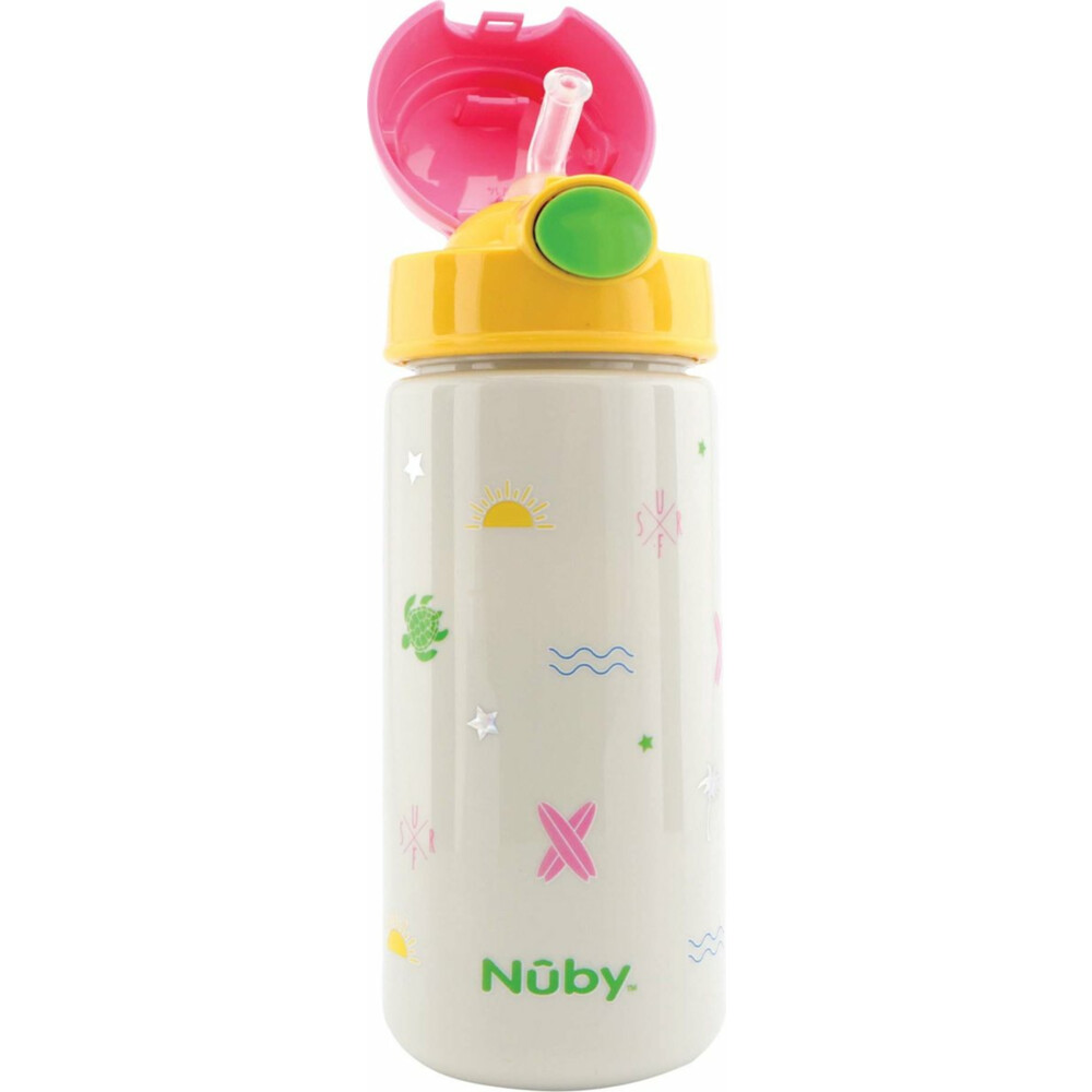 Nuby Drinkbeker Surfdesign Roze 540 ml