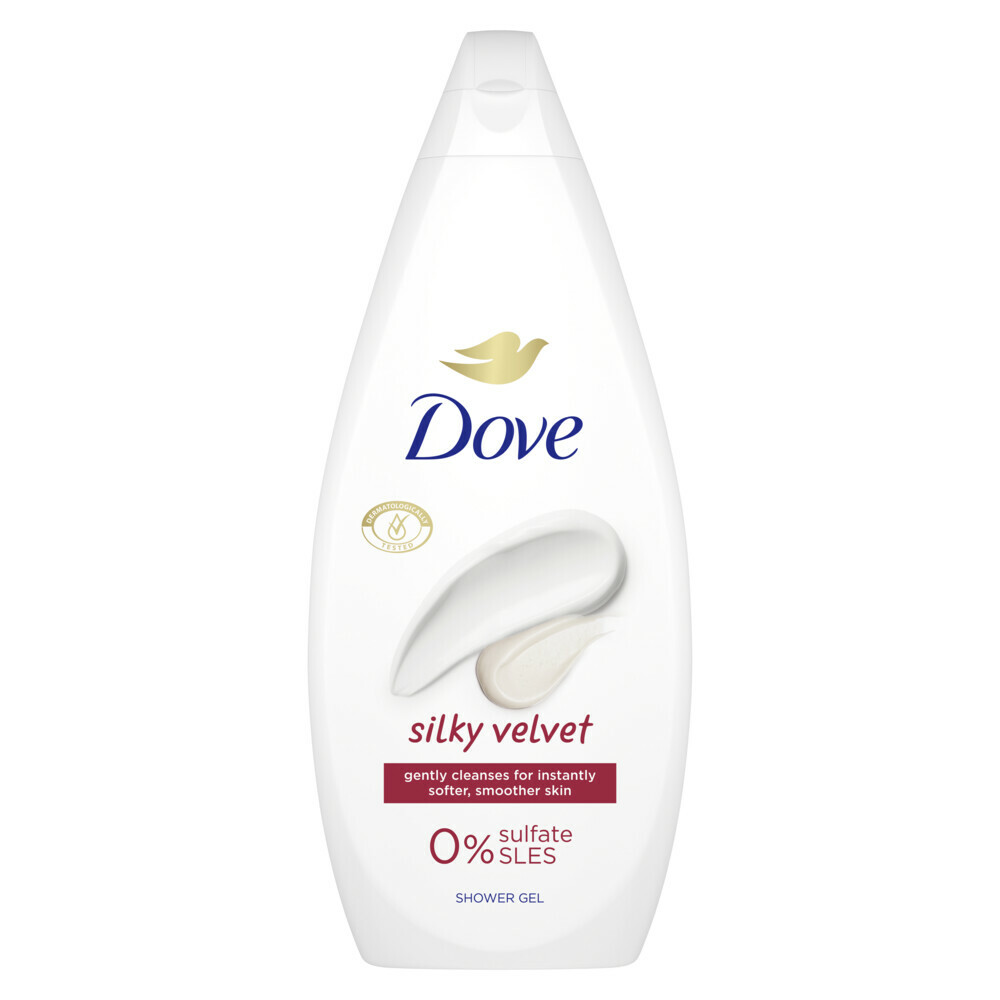 2+2 gratis: Dove Douchecreme Silky Velvet 720 ml