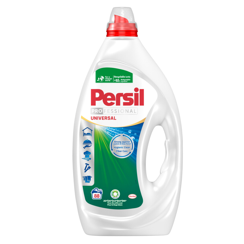 2+2 gratis: Persil Wasmiddel Professional Gel 88 Wasbeurten Universal 4,05 liter