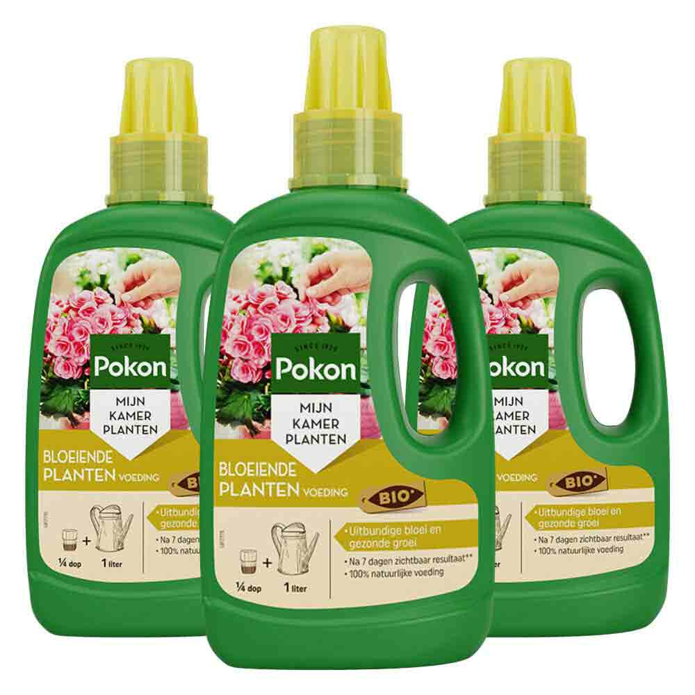 3x Pokon Planten Voeding Bloeiende Planten 500 ml