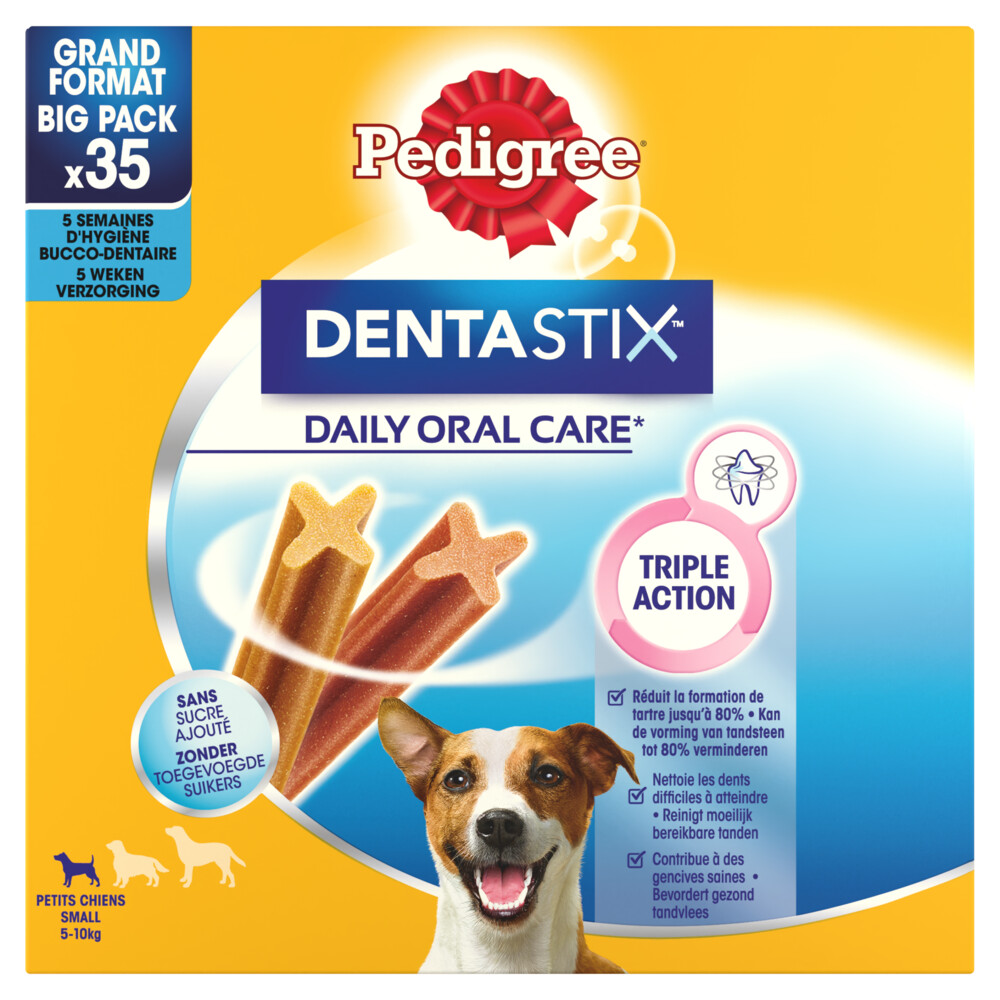 4x Pedigree Dentastix Hondensnacks Mini Multipack 35-pack 550 gr