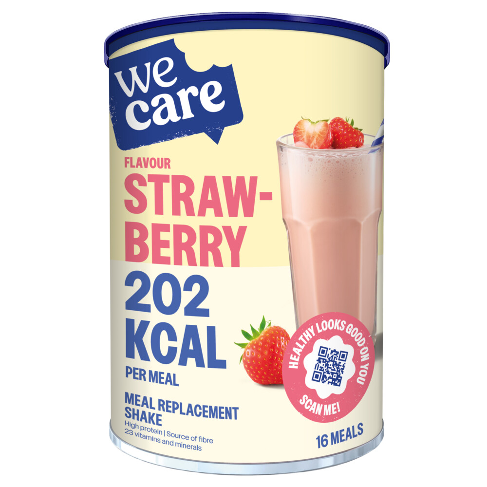 3x WeCare Meal Replacement Shake Strawberry 436 gr