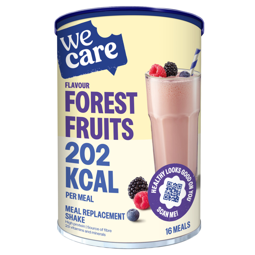 6x WeCare Meal Replacement Shake Forest Fruit 436 gr