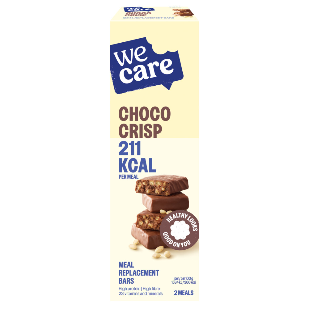 WeCare Meal Replacement Bars Choco Crisp 116 gr