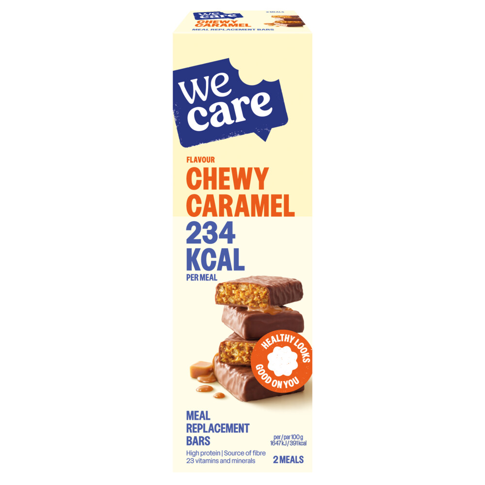 WeCare Meal Replacement Bars Chewy Caramel 120 gr