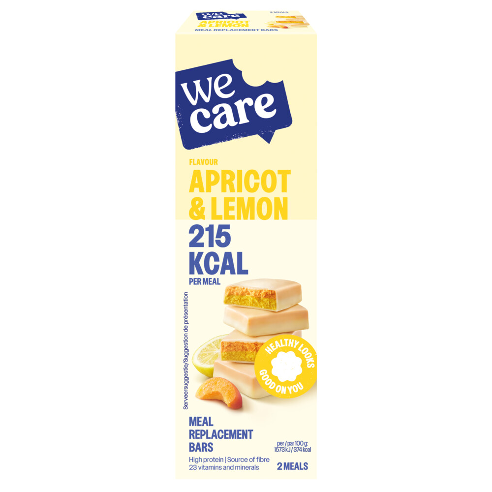 WeCare Meal Replacement Bars Abricot Lemon 116 gr