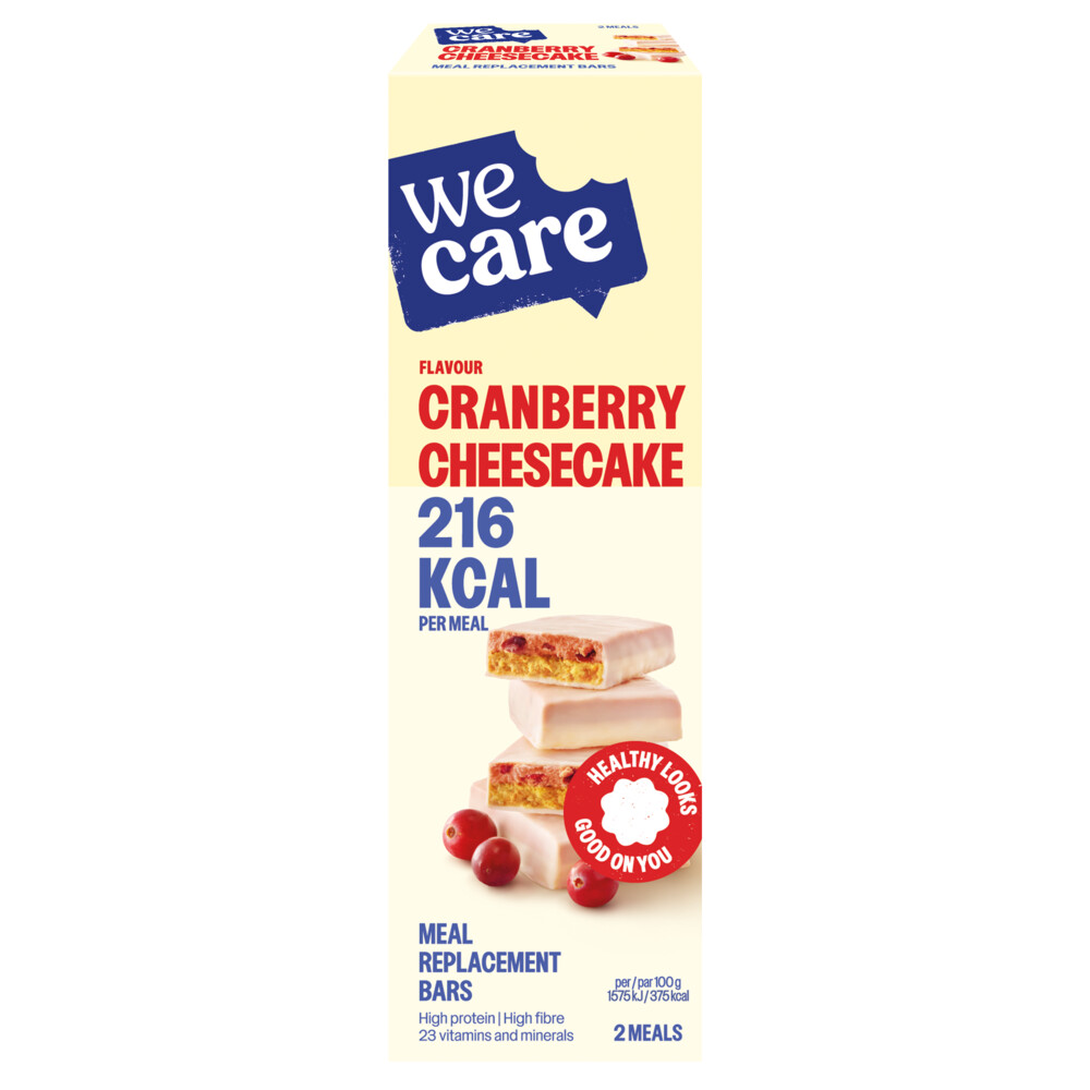 WeCare Meal Replacement Bars Cranberry Cheesecake 116 gr