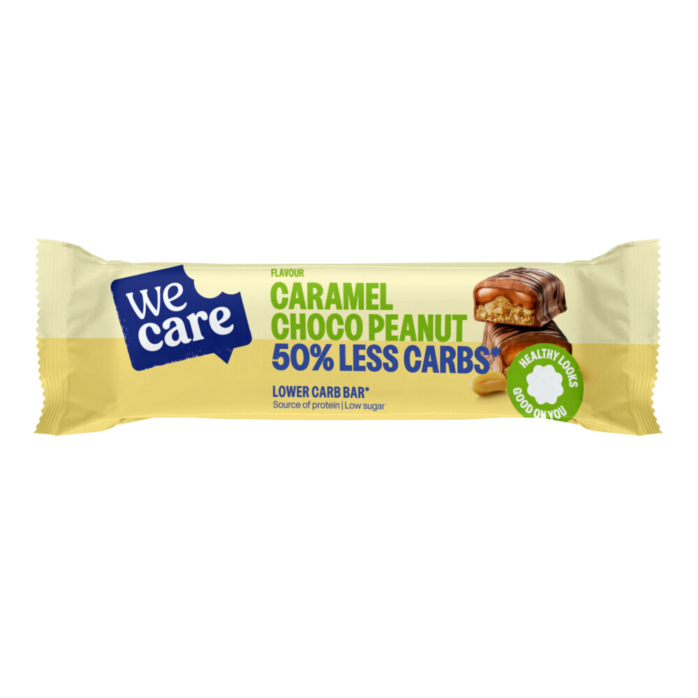 WeCare Lower Carb Bar Caramel Choco Peanut 35 gr