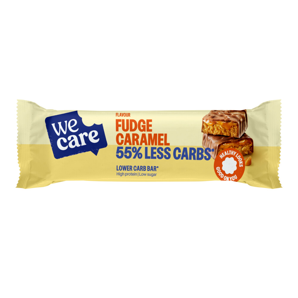 WeCare Lower Carb Bar Fudge Caramel 60 gr