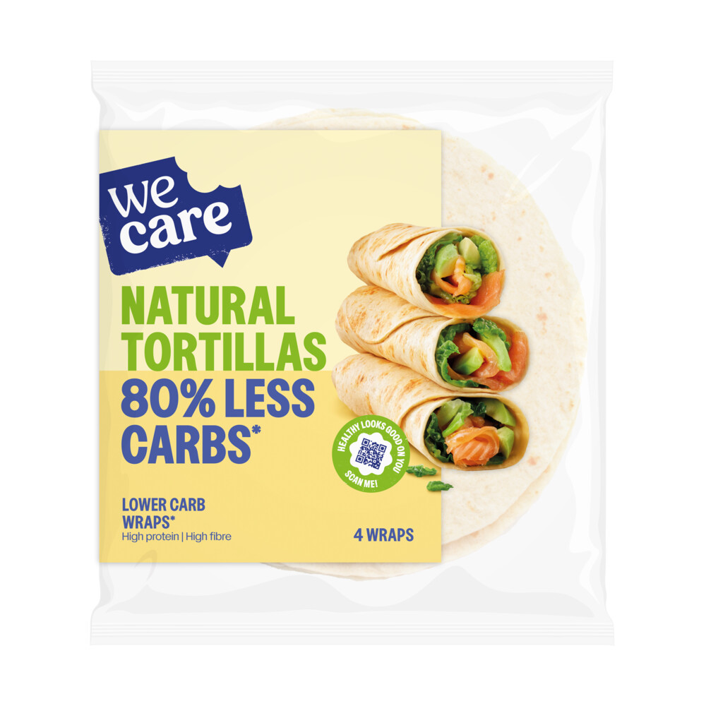 WeCare Lower Carb Tortillas Naturel 160 gr