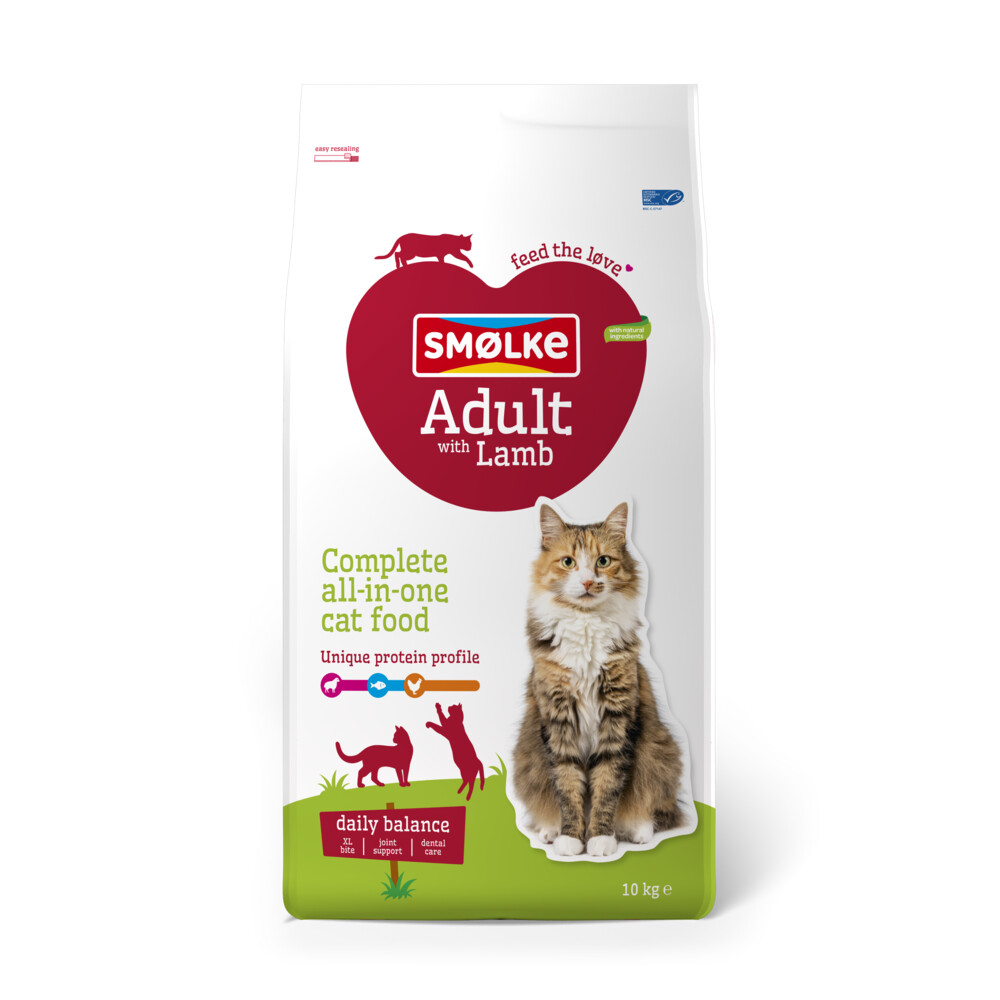 Smolke Kattenvoer Adult Lamb 10 kg