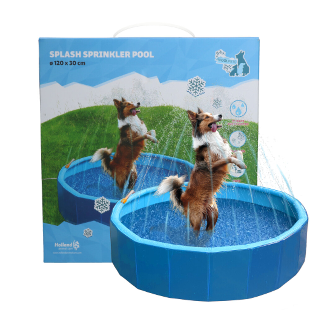 Coolpets Splash Sprinkler Pool 120 x 30 cm