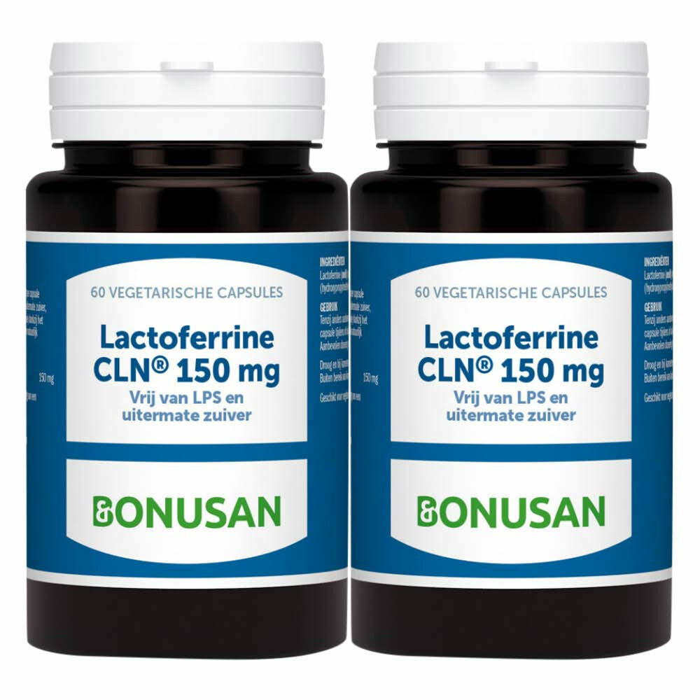 2x Bonusan Lactoferrine 150 mg 60 capsules