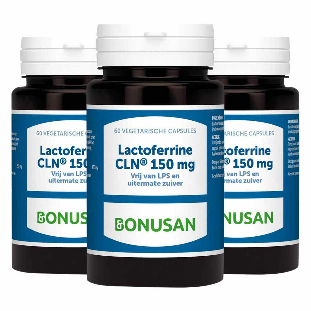 3x Bonusan Lactoferrine 150 mg 60 capsules