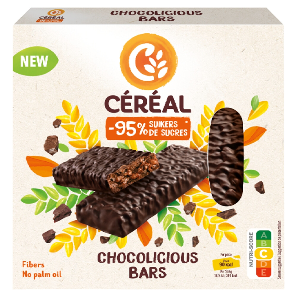 Céréal Chocolicious Bars 3 x 23 gr